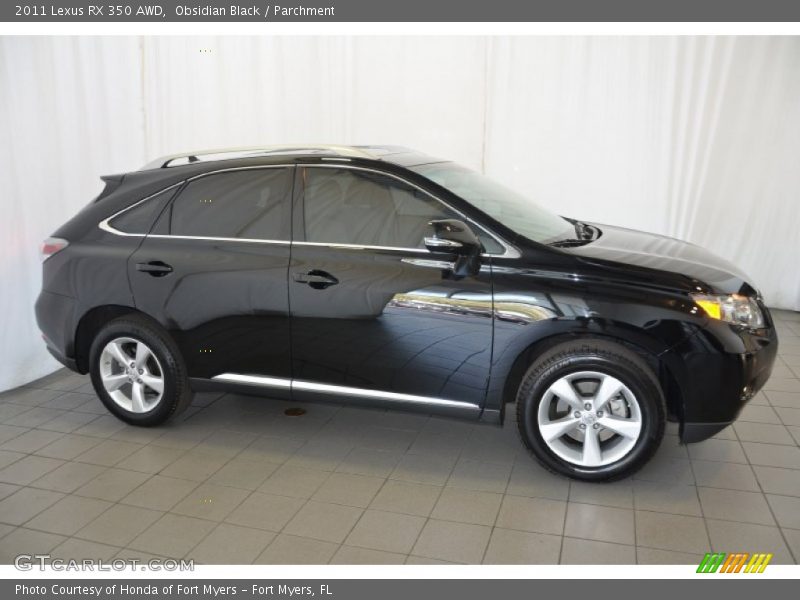 Obsidian Black / Parchment 2011 Lexus RX 350 AWD