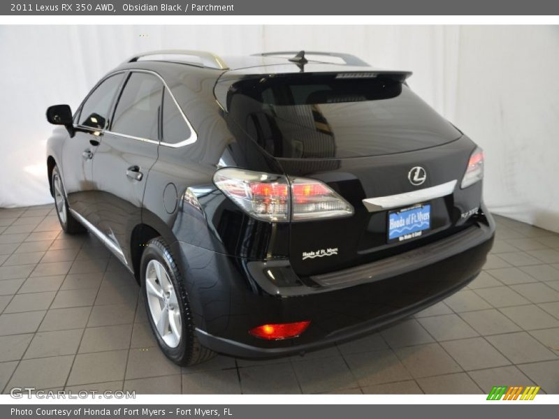 Obsidian Black / Parchment 2011 Lexus RX 350 AWD