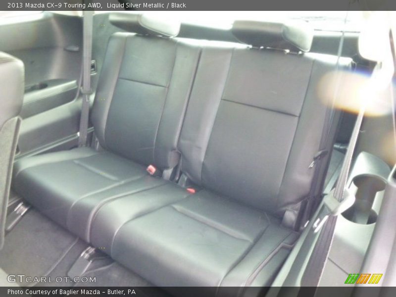 Liquid Silver Metallic / Black 2013 Mazda CX-9 Touring AWD