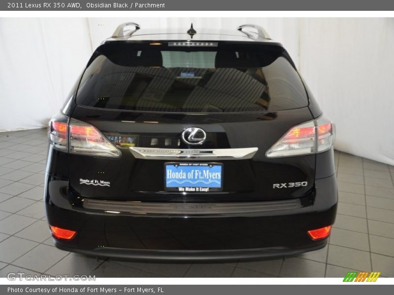 Obsidian Black / Parchment 2011 Lexus RX 350 AWD