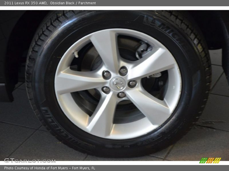 Obsidian Black / Parchment 2011 Lexus RX 350 AWD