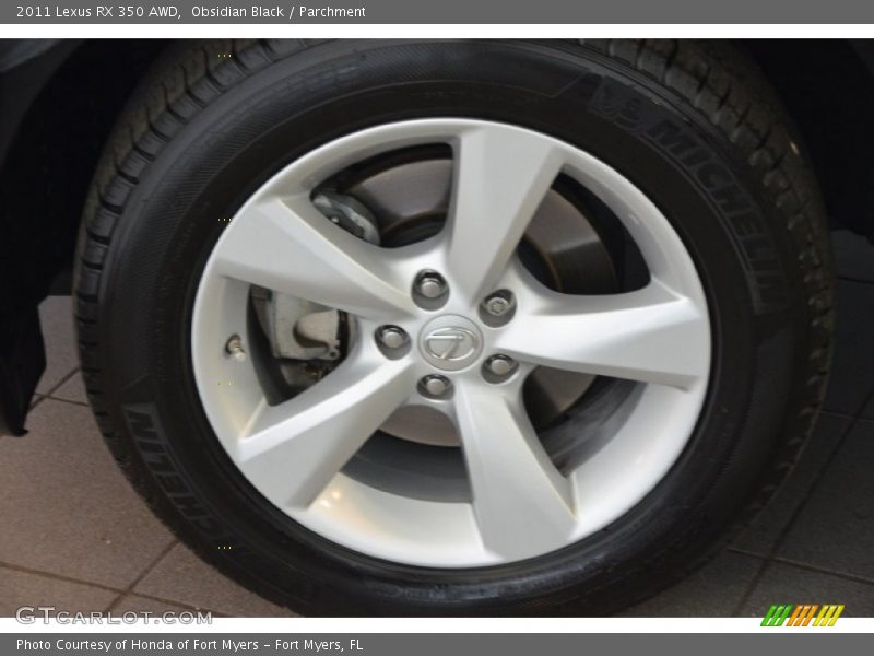 Obsidian Black / Parchment 2011 Lexus RX 350 AWD