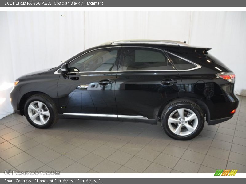 Obsidian Black / Parchment 2011 Lexus RX 350 AWD