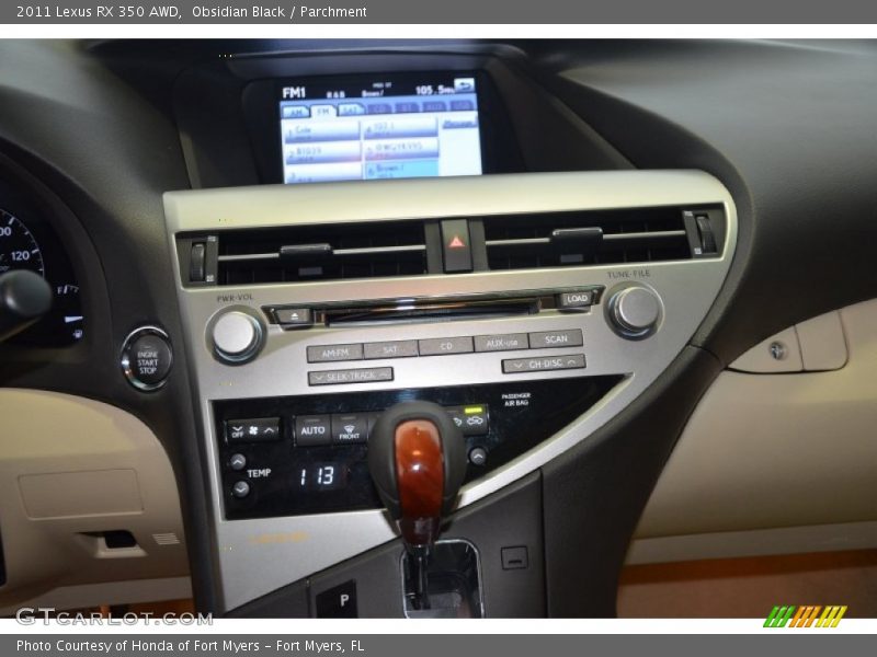 Obsidian Black / Parchment 2011 Lexus RX 350 AWD
