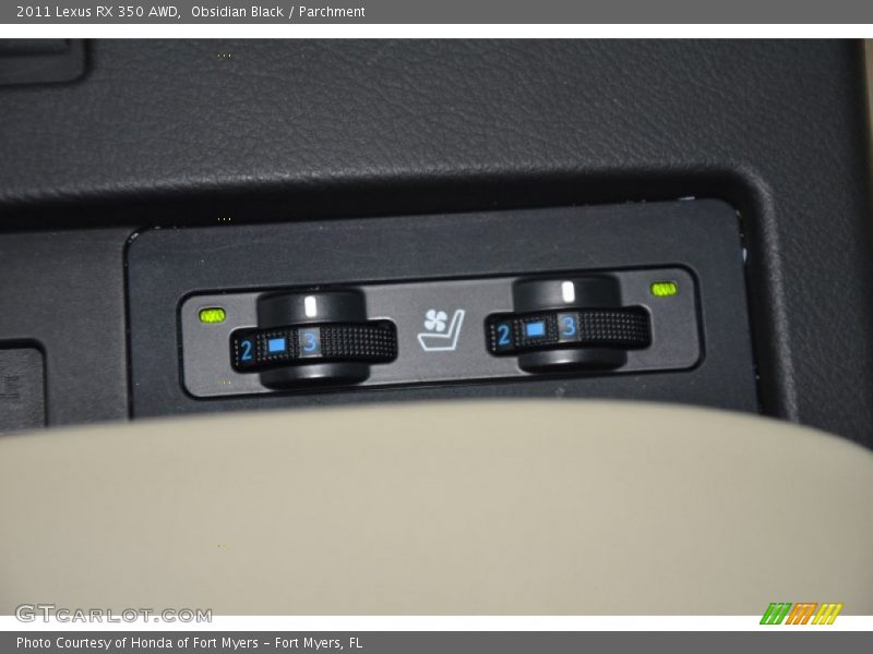 Obsidian Black / Parchment 2011 Lexus RX 350 AWD