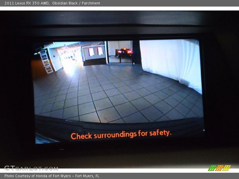 Obsidian Black / Parchment 2011 Lexus RX 350 AWD