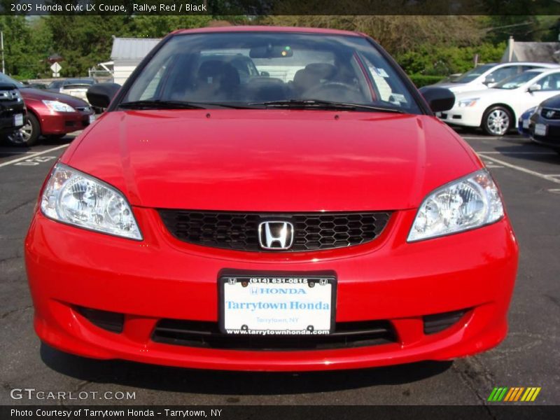 Rallye Red / Black 2005 Honda Civic LX Coupe