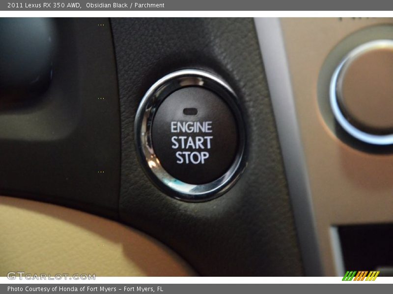 Obsidian Black / Parchment 2011 Lexus RX 350 AWD