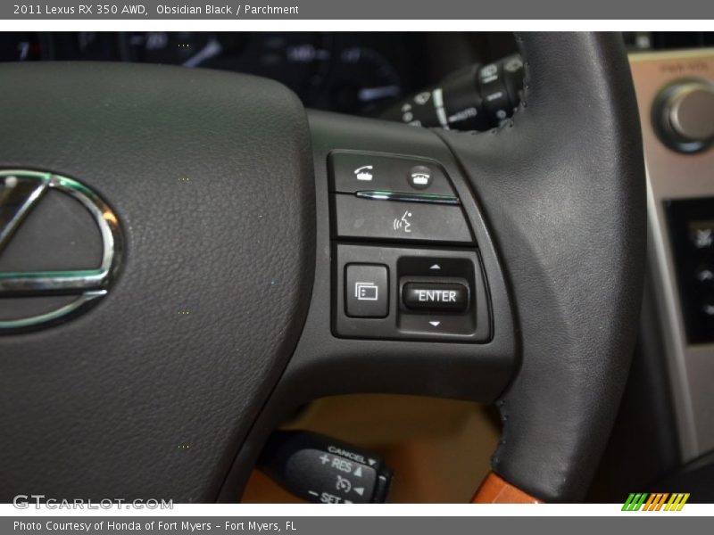 Obsidian Black / Parchment 2011 Lexus RX 350 AWD