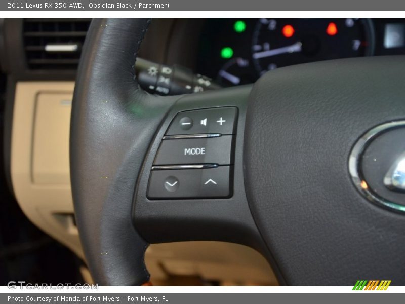 Obsidian Black / Parchment 2011 Lexus RX 350 AWD