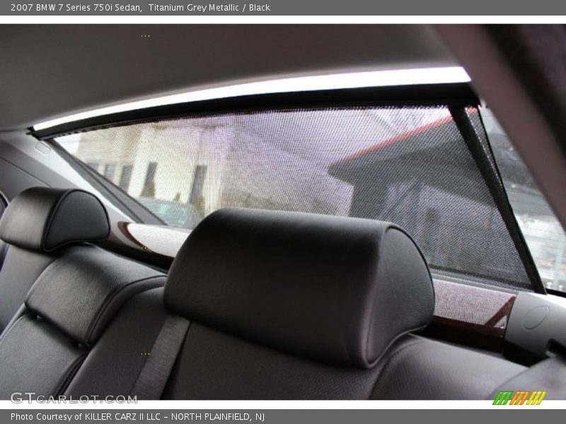 Titanium Grey Metallic / Black 2007 BMW 7 Series 750i Sedan