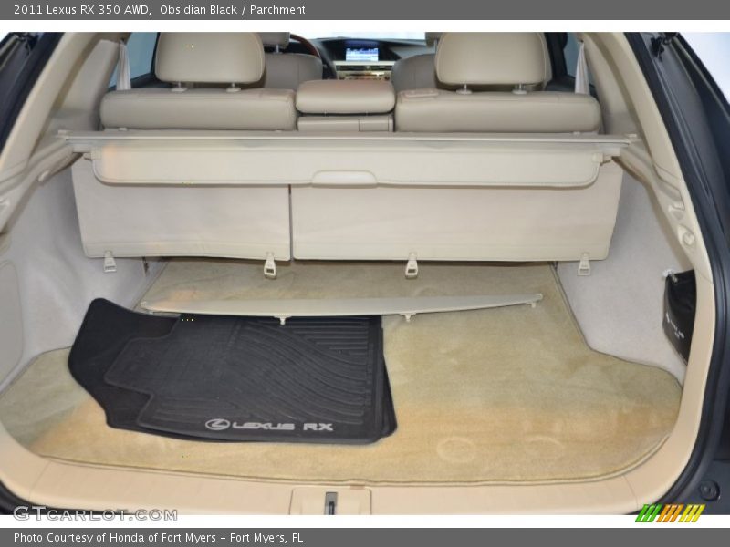 Obsidian Black / Parchment 2011 Lexus RX 350 AWD