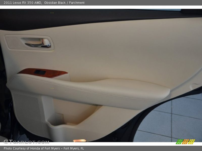 Obsidian Black / Parchment 2011 Lexus RX 350 AWD