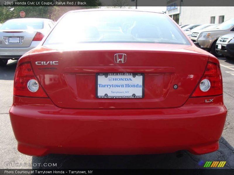 Rallye Red / Black 2005 Honda Civic LX Coupe