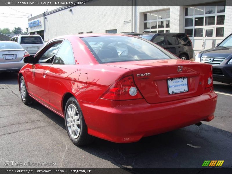 Rallye Red / Black 2005 Honda Civic LX Coupe