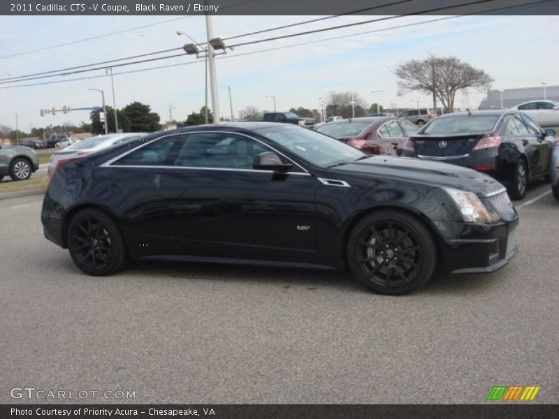 Black Raven / Ebony 2011 Cadillac CTS -V Coupe