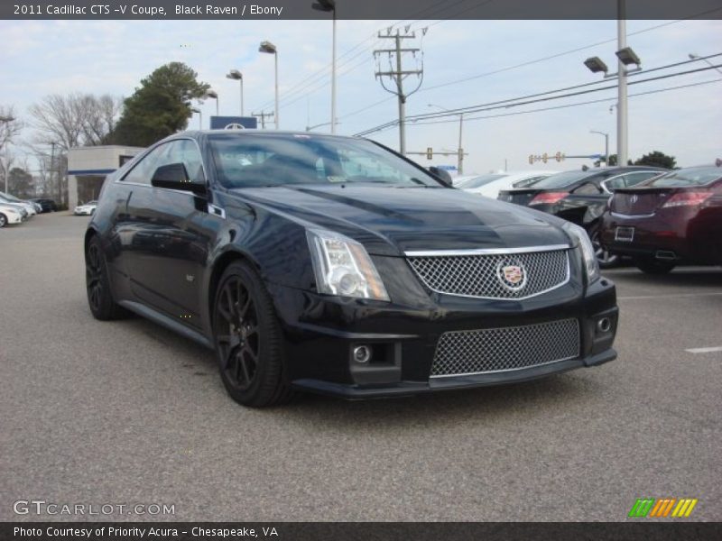 Black Raven / Ebony 2011 Cadillac CTS -V Coupe