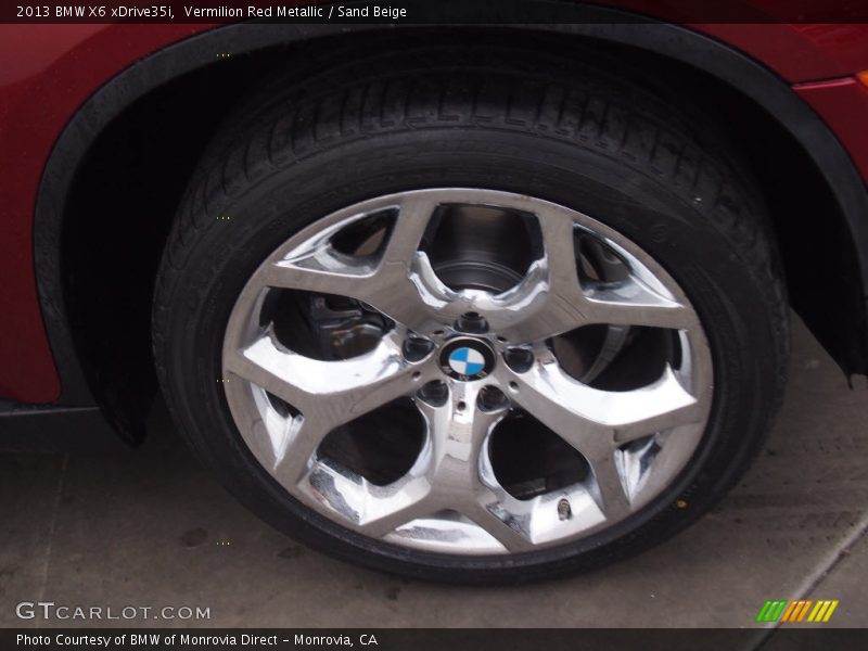 Vermilion Red Metallic / Sand Beige 2013 BMW X6 xDrive35i