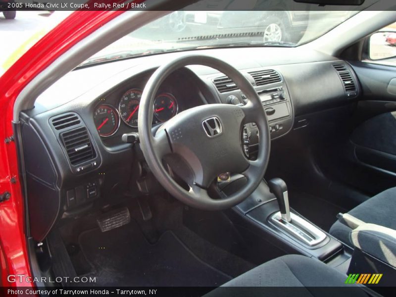 Rallye Red / Black 2005 Honda Civic LX Coupe