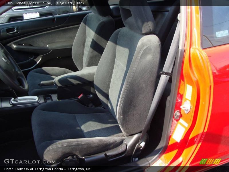 Rallye Red / Black 2005 Honda Civic LX Coupe