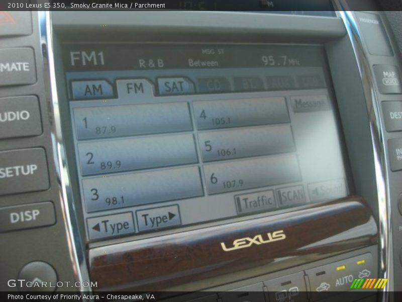 Smoky Granite Mica / Parchment 2010 Lexus ES 350