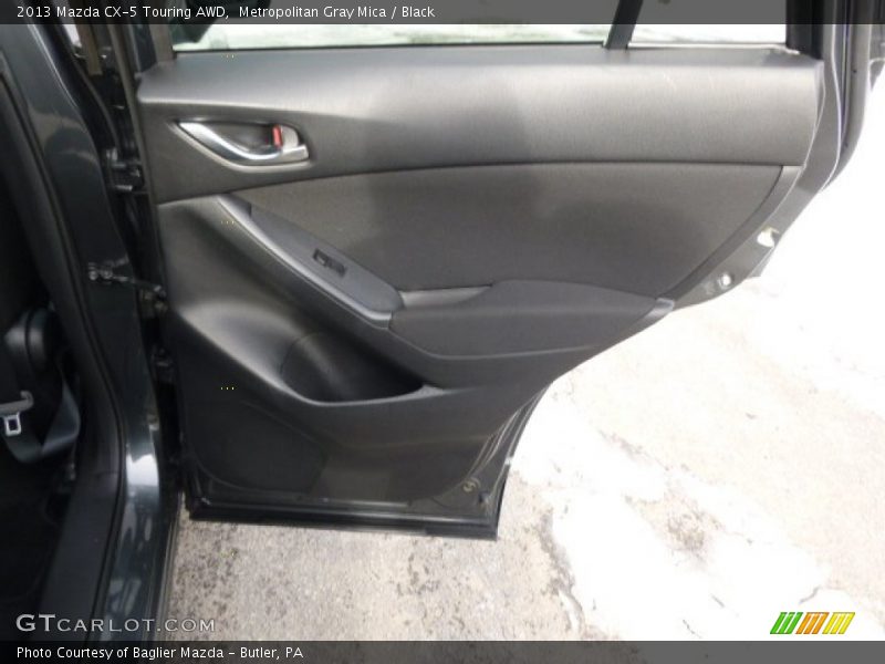 Metropolitan Gray Mica / Black 2013 Mazda CX-5 Touring AWD