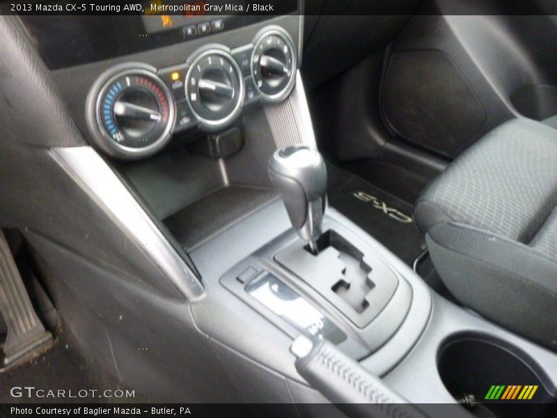 Metropolitan Gray Mica / Black 2013 Mazda CX-5 Touring AWD