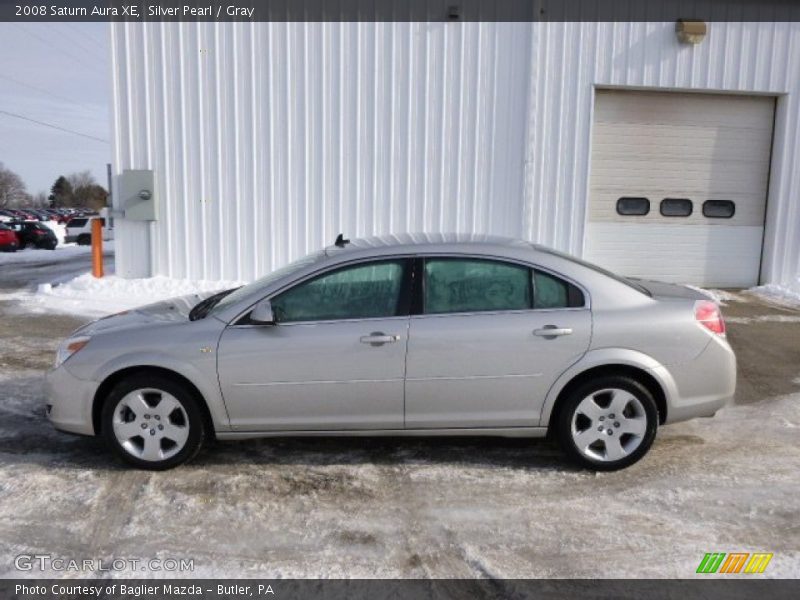 Silver Pearl / Gray 2008 Saturn Aura XE