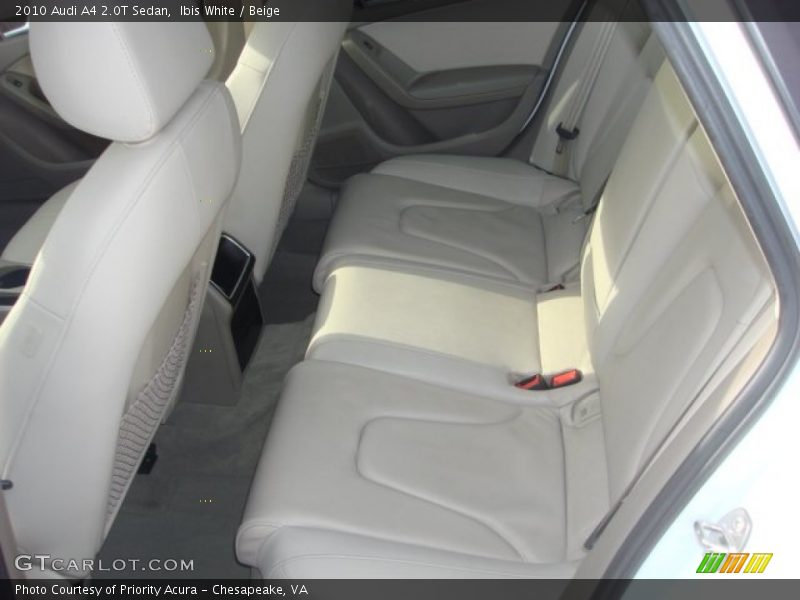 Ibis White / Beige 2010 Audi A4 2.0T Sedan
