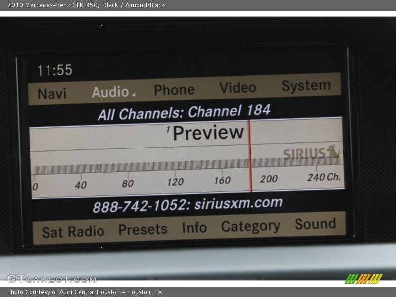 Black / Almond/Black 2010 Mercedes-Benz GLK 350