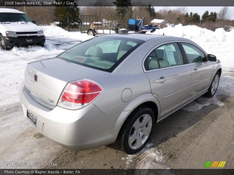 Silver Pearl / Gray 2008 Saturn Aura XE