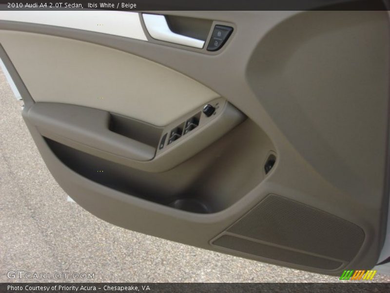 Ibis White / Beige 2010 Audi A4 2.0T Sedan