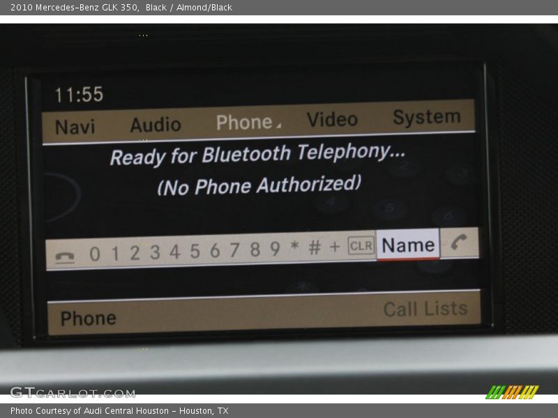 Black / Almond/Black 2010 Mercedes-Benz GLK 350