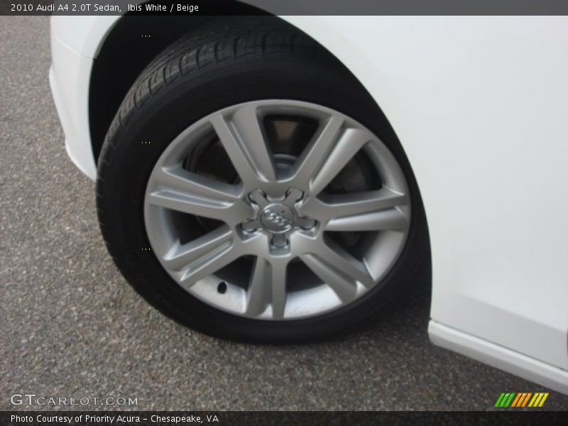 Ibis White / Beige 2010 Audi A4 2.0T Sedan