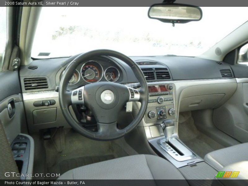 Silver Pearl / Gray 2008 Saturn Aura XE