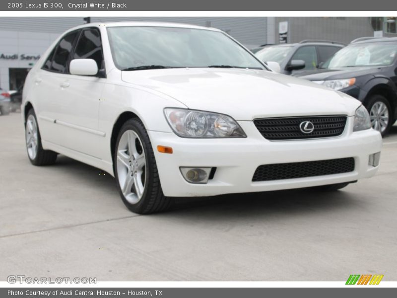 Crystal White / Black 2005 Lexus IS 300