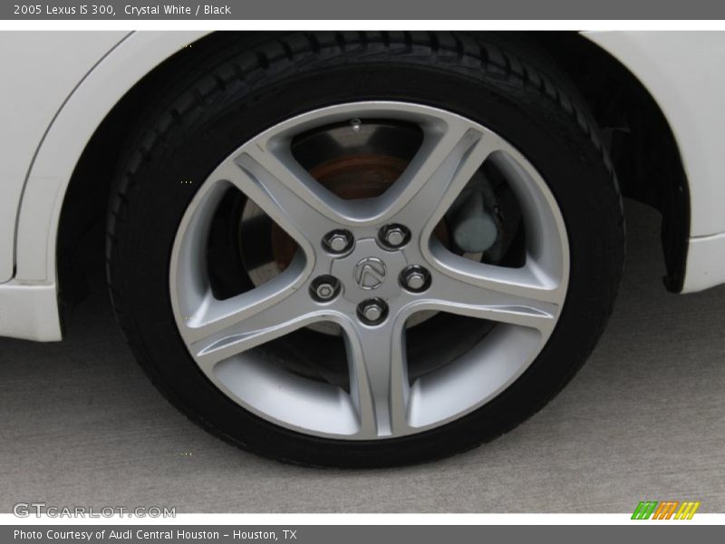Crystal White / Black 2005 Lexus IS 300