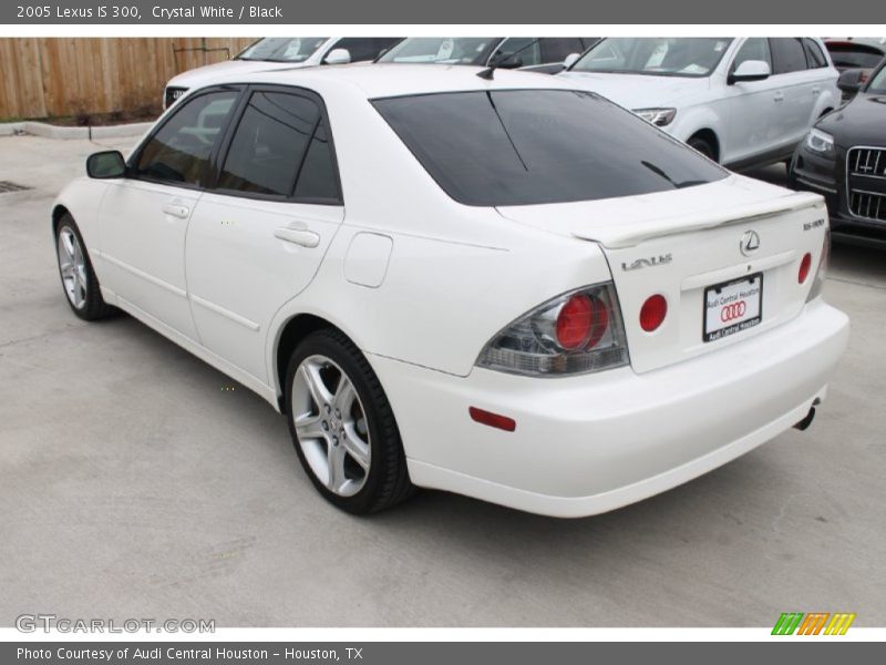 Crystal White / Black 2005 Lexus IS 300