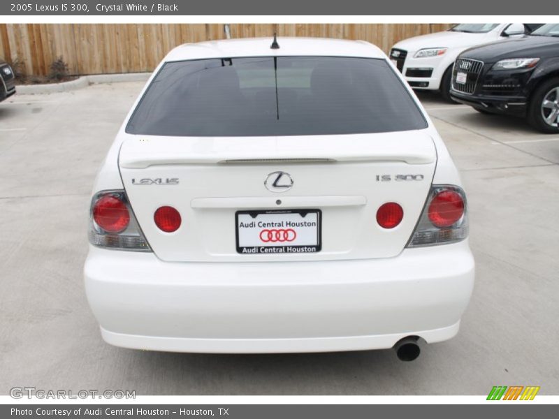 Crystal White / Black 2005 Lexus IS 300