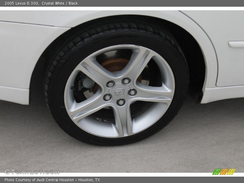Crystal White / Black 2005 Lexus IS 300