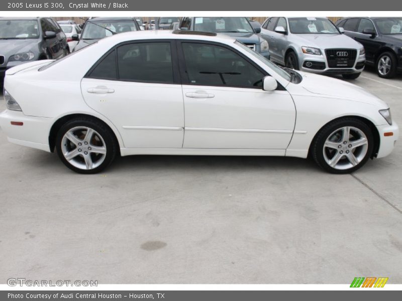 Crystal White / Black 2005 Lexus IS 300