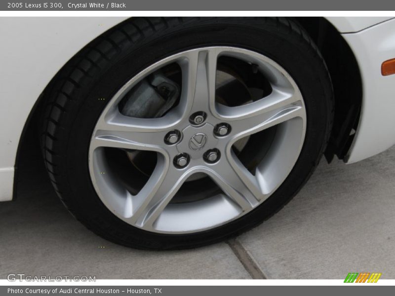 Crystal White / Black 2005 Lexus IS 300