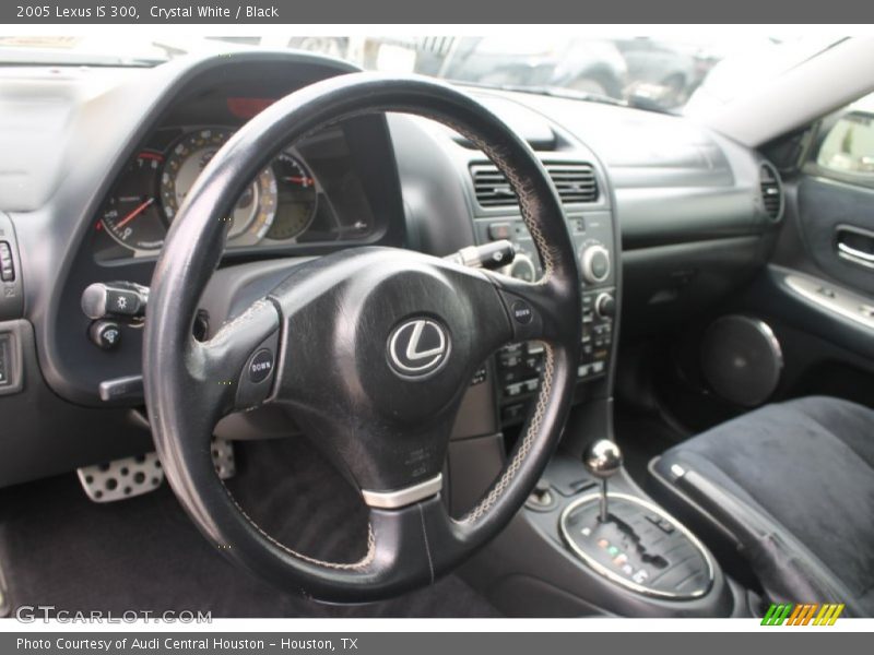 Crystal White / Black 2005 Lexus IS 300