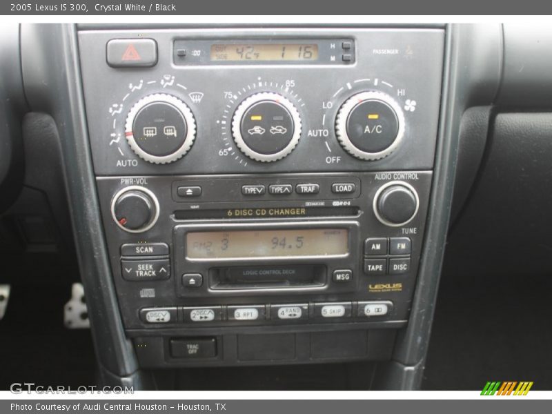 Crystal White / Black 2005 Lexus IS 300