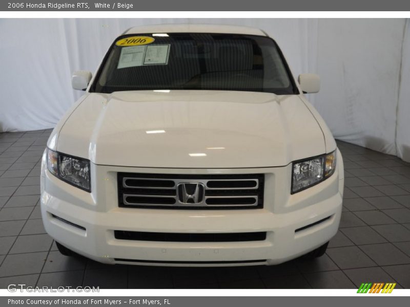 White / Beige 2006 Honda Ridgeline RTS