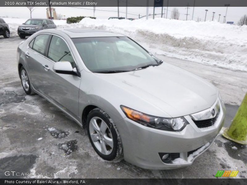 Palladium Metallic / Ebony 2010 Acura TSX Sedan