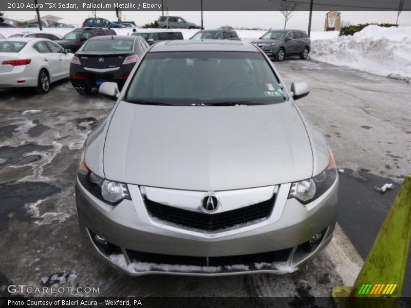 Palladium Metallic / Ebony 2010 Acura TSX Sedan