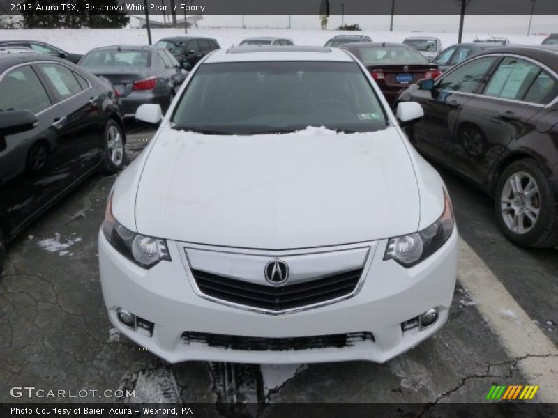 Bellanova White Pearl / Ebony 2013 Acura TSX
