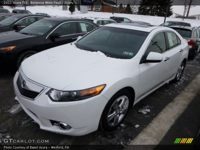Bellanova White Pearl / Ebony 2013 Acura TSX