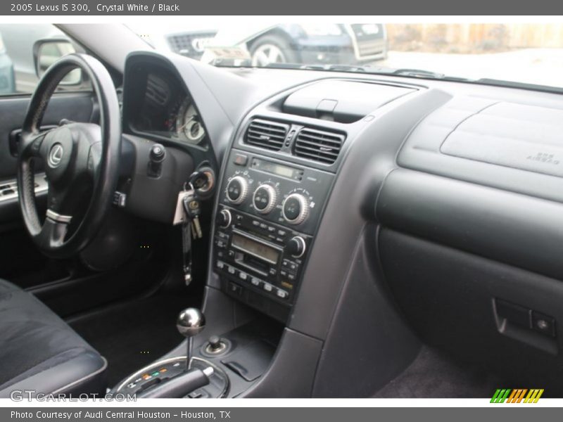 Crystal White / Black 2005 Lexus IS 300